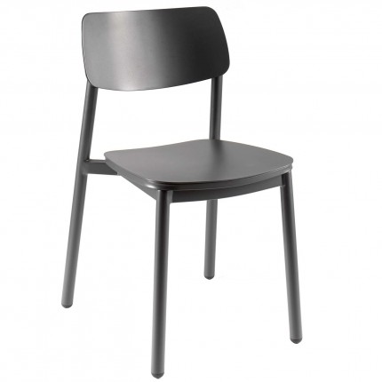 Outdoor chair Malta black Gescova