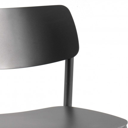 Outdoor chair Malta black Gescova