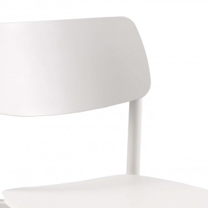 Outdoor chair Malta white Gescova