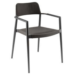 Chaise Chili gris anthracite Gescova
