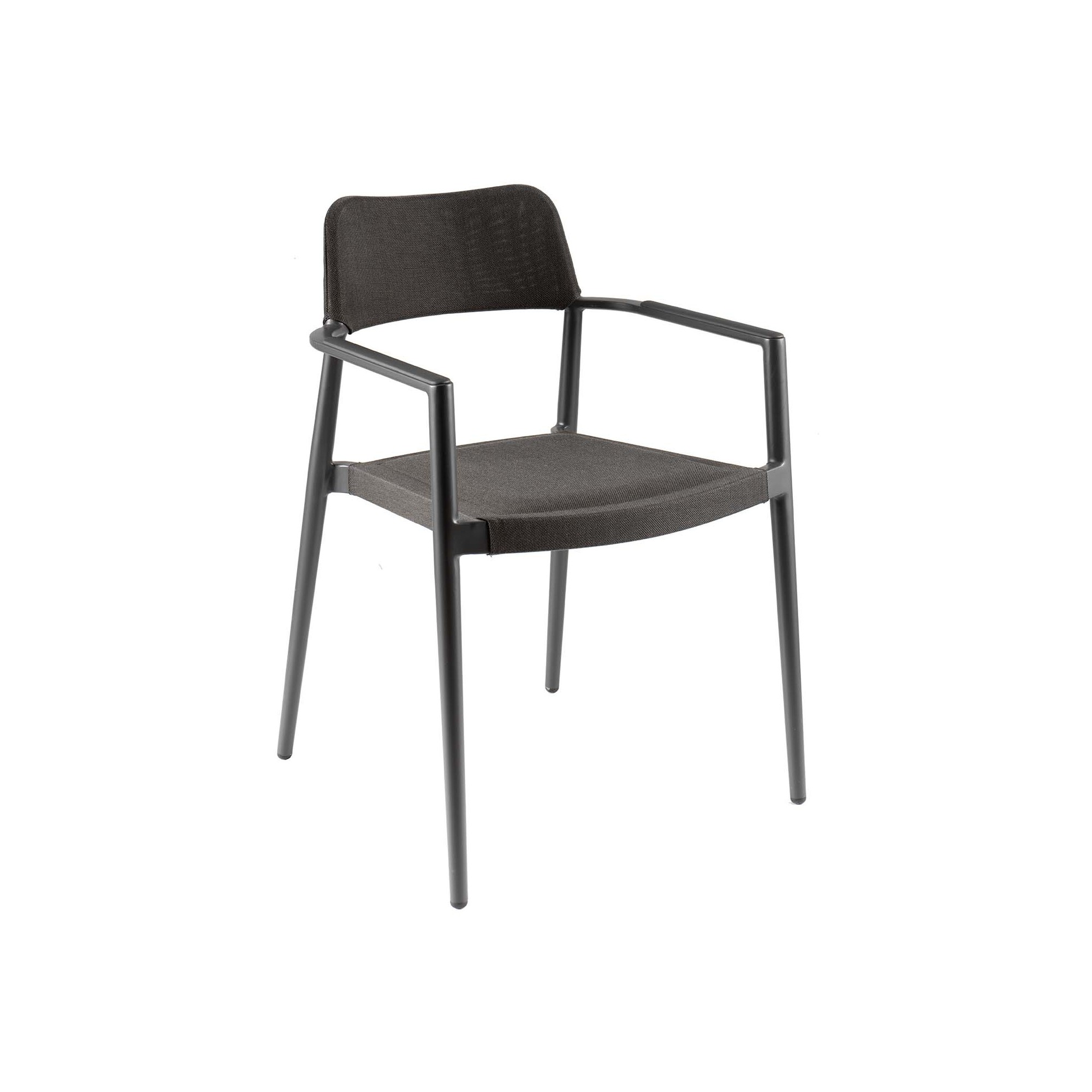 Chaise Chili gris anthracite Gescova