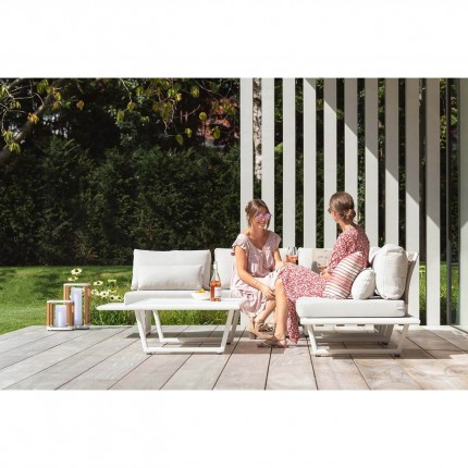 Salon de jardin Palma blanc Gescova