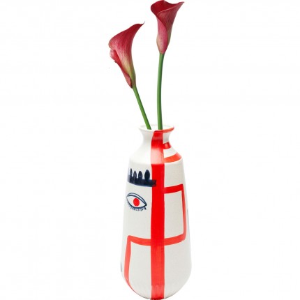 Vase Art Face Colore 38cm Kare Design