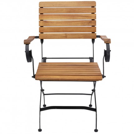 Chaise de jardin pliante avec accoudoirs Hampton Kare Design