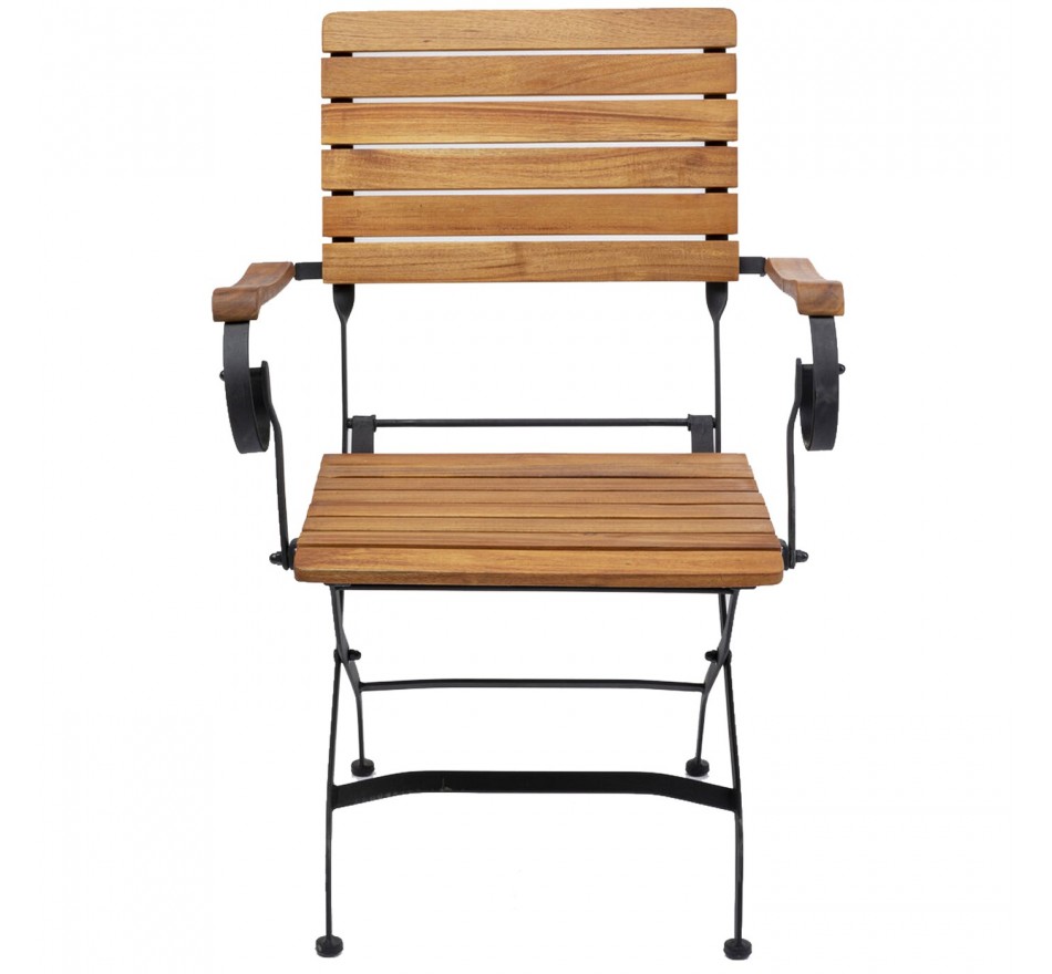 Chaise de jardin pliante avec accoudoirs Hampton Kare Design