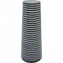 Vase Brillar noir et blanc 37cm Kare Design