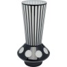 Vase Brillar noir et blanc 40cm Kare Design