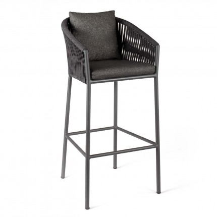Tabouret de bar Gabon noire Gescova