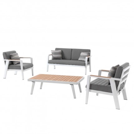 Outdoor Set Guadeloupe white Gescova
