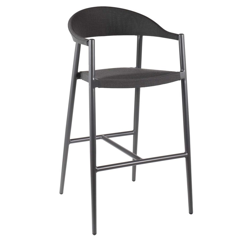 Chaise de bar Matteo noire Gescova