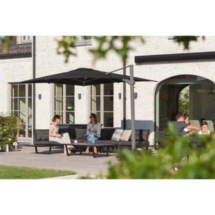 Parasol San Diego 300cm gris anthracite Gescova