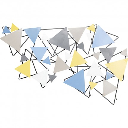 Portemanteau mural Wireframe Trigon 100cm Kare Design
