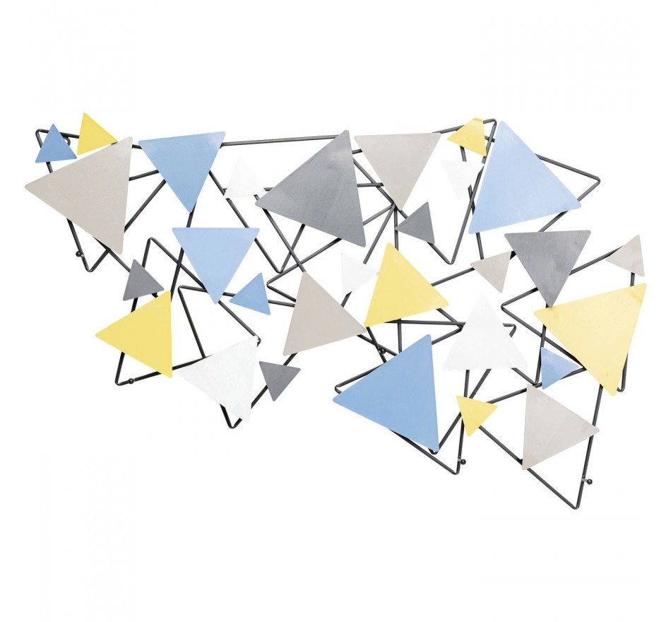 Portemanteau mural Wireframe Trigon 100cm Kare Design