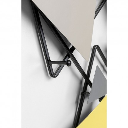 Portemanteau mural Wireframe Trigon 100cm Kare Design