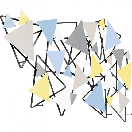 Portemanteau mural triangles 100cm Kare Design