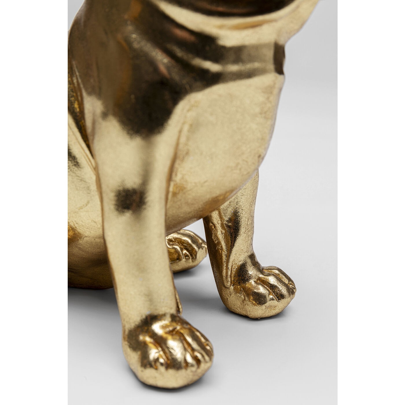 Déco chien roi assis doré Kare Design