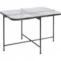 Table basse Ice noir 63x46cm Kare Design