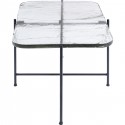 Table basse Ice noir 63x46cm Kare Design