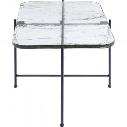 Table basse Ice noir 63x46cm Kare Design