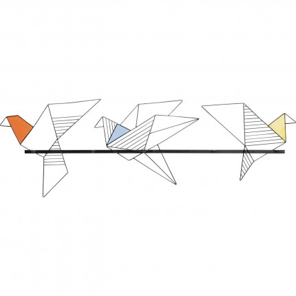 Portemanteau mural Origami Bird 114cm Kare Design