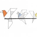 Portemanteau mural Origami Bird 114cm Kare Design