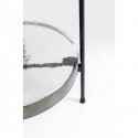 Table d'appoint Ice Double noir 30cm Kare Design