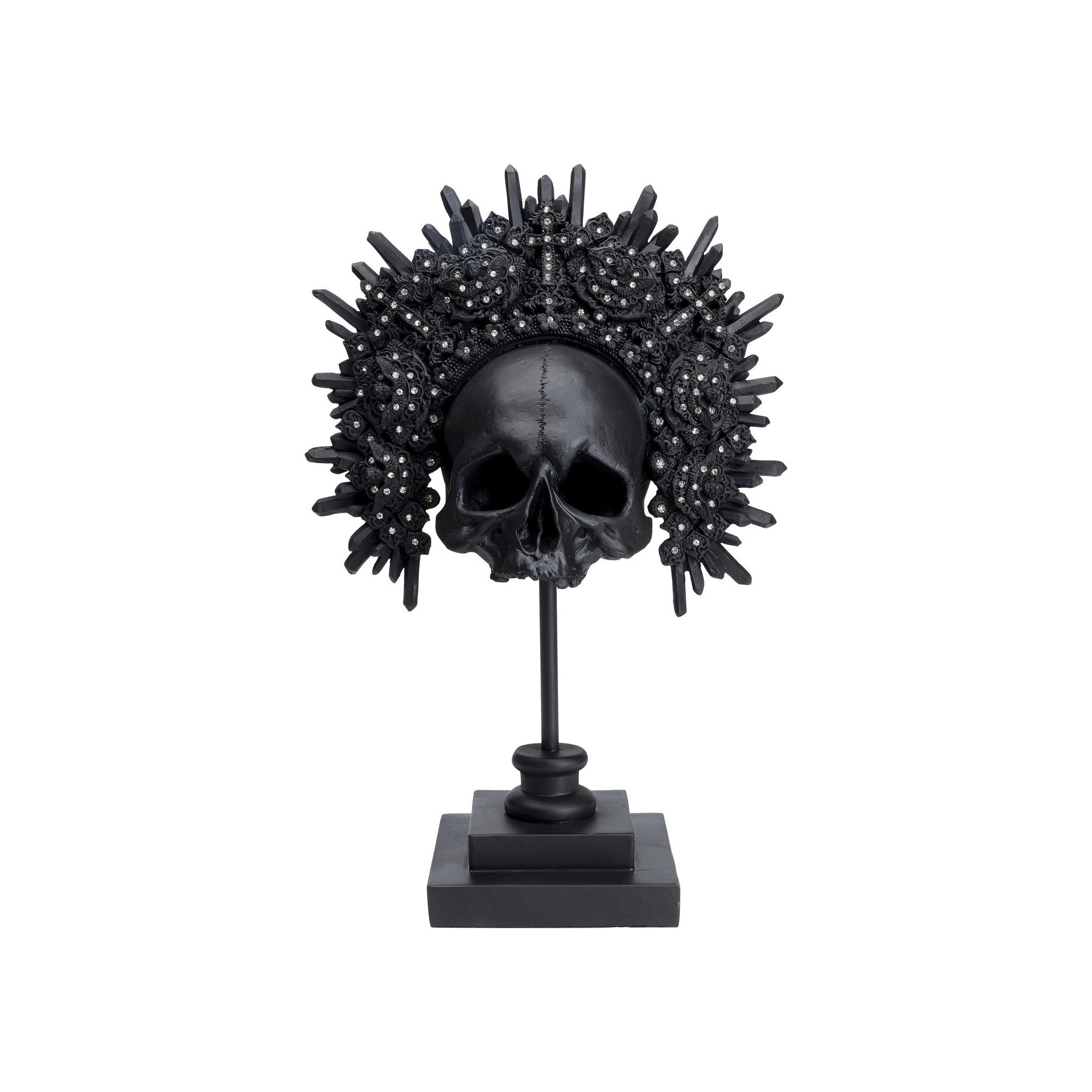 Déco crâne couronne noir Kare Design