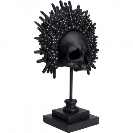 Déco crâne couronne noir Kare Design