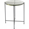 Table d'appoint Ice noir 40cm Kare Design
