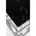 Table d'appoint Rome argenté 40x40cm Kare Design