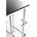 Table d'appoint Rome argenté 40x40cm Kare Design