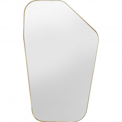 Miroir Shape laiton 64x94,5cm Kare Design