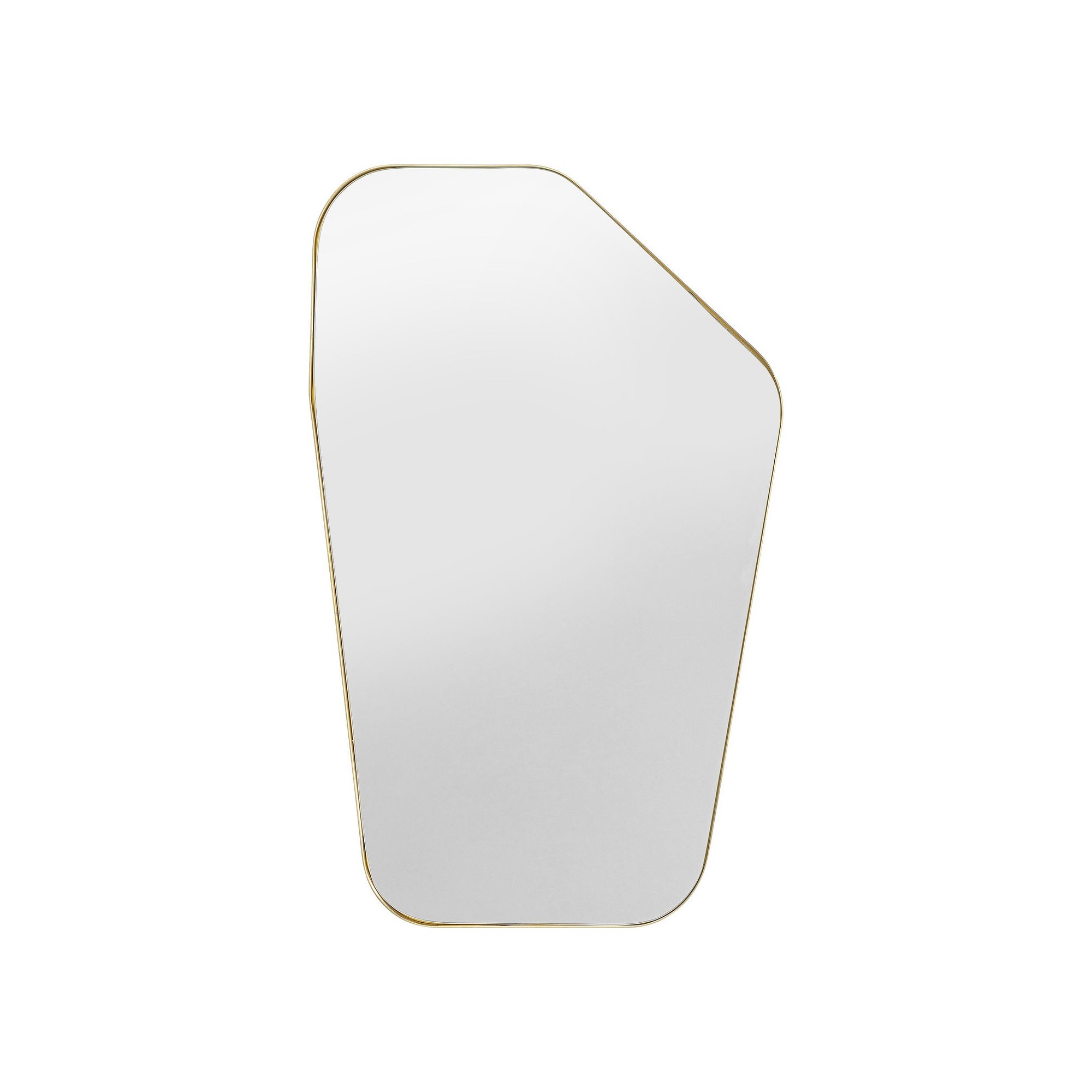 Miroir Shape laiton 64x94,5cm Kare Design
