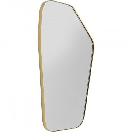 Miroir Shape laiton 64x94,5cm Kare Design