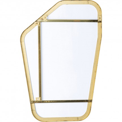 Miroir Shape laiton 64x94,5cm Kare Design