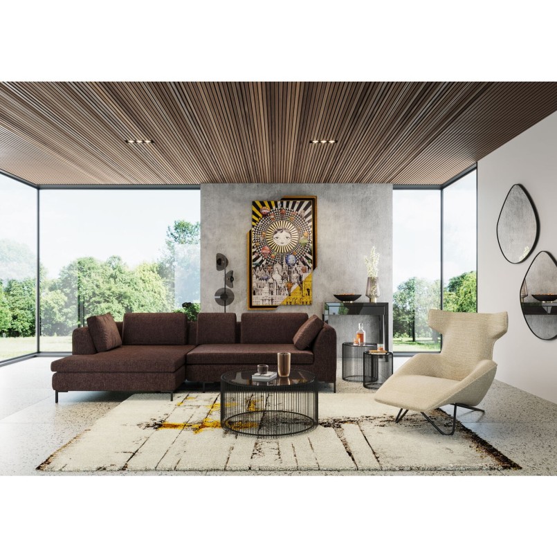 Carpet Abstract Grey Line 240x170cm Kare Design
