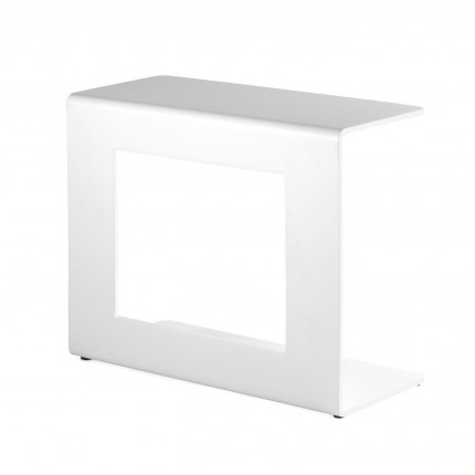 Table d'appoint de jardin Avenatti blanche Gescova