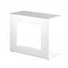 Outdoor Side Table Avenatti white Gescova