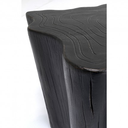 Table basse souche d'arbre 119x68cm noire Kare Design