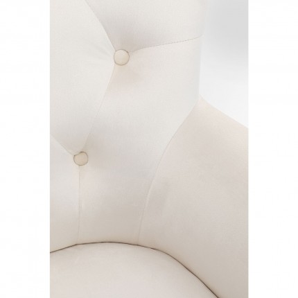 Fauteuil visage femme crème Kare Design