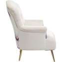 Fauteuil visage femme crème Kare Design
