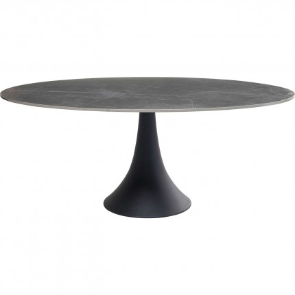 Table Grande Possibilita 180x120cm noire et grès Kare Design