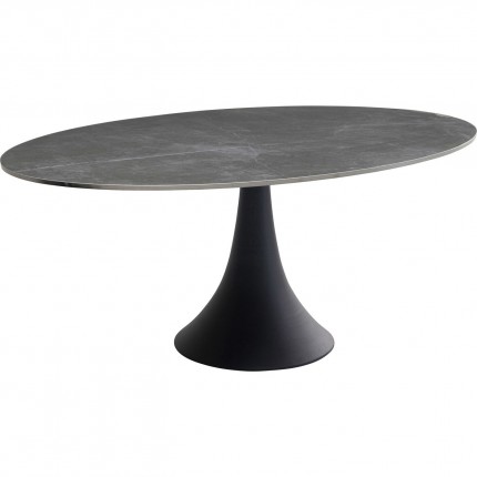 Table Grande Possibilita 180x120cm noire et grès Kare Design