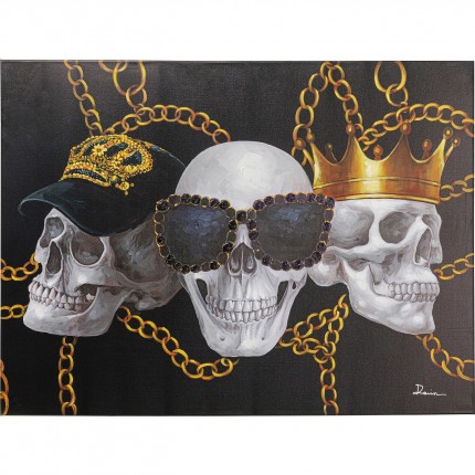 Tableau Skull Gang 90x120 Kare Design