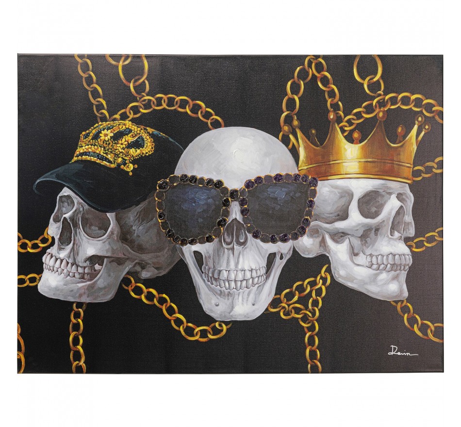 Tableau Skull Gang 90x120 Kare Design
