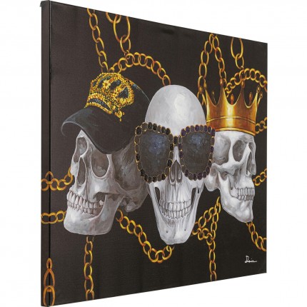 Tableau Skull Gang 90x120 Kare Design