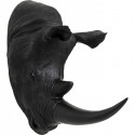 Tête Rhino Antique noire  Kare Design