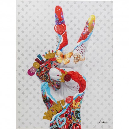 Tableau sur toile Peace Sign 90x120