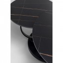 Table basse Beverly noire 133x80cm Kare Design
