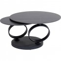 Table basse Beverly noire 133x80cm Kare Design
